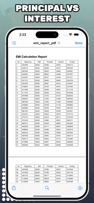 EMI Calculator - Loan Planner* Screenshot 6 of 6