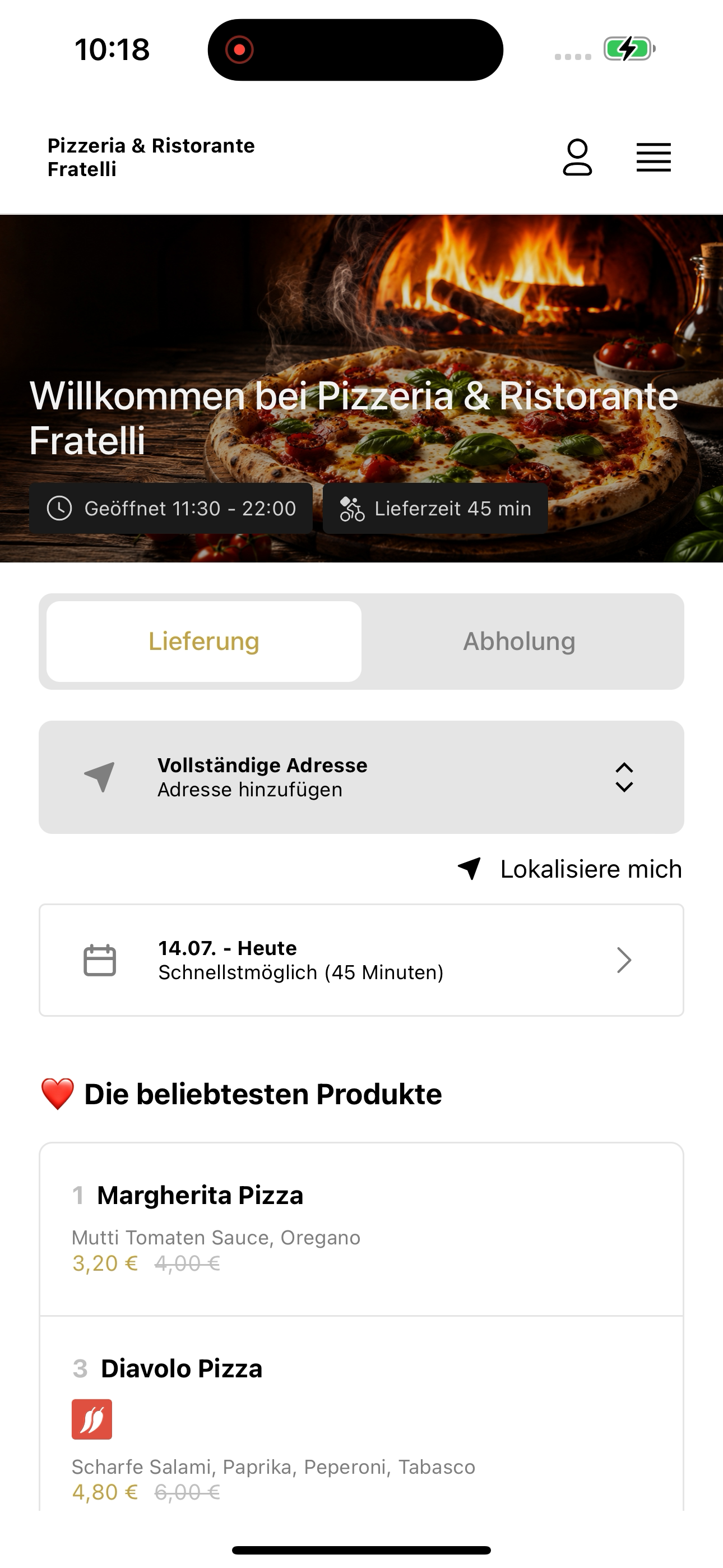 Pizzeria & Ristorante Fratelli screenshot 3