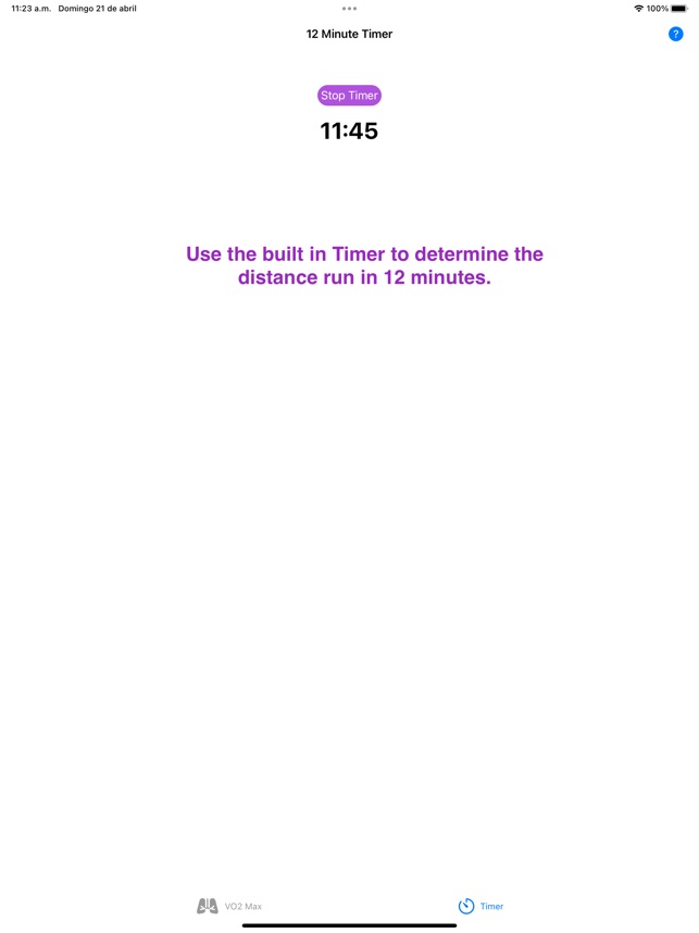 Vo2 Max Miles In 12 Minutes VO2 Max Estimator On The App Store