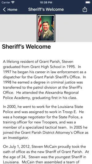 Grant Parish Sheriff’s Office screenshot 1