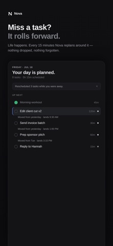 Nova: AI Planner Screenshot 2 of 5