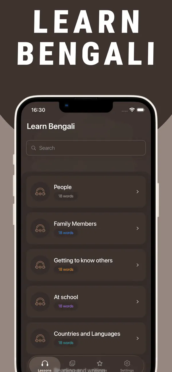 Screenshot #1 pour Learn Bengali - Lentil