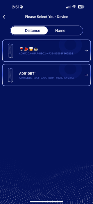 BLE Key App Screenshot 2 of 6