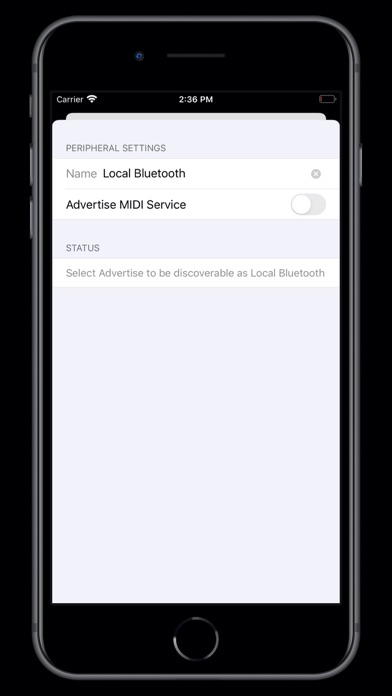 Screenshot #3 pour Bluetooth Midi Keyboard