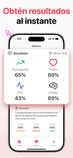 Captura de pantalla de Heart Beat: Monitor De Pulso en iPhone 2