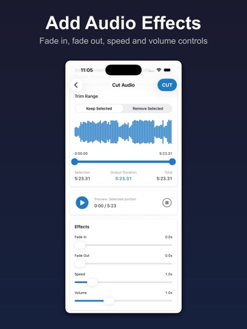 Audio Cutter and Merger iPad screenshot 8