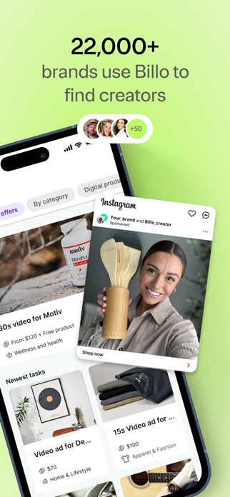Billo Creator - Sell Content Screenshot 3 of 6