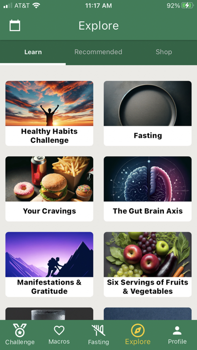 Healthy Habits Tracker Screenshot