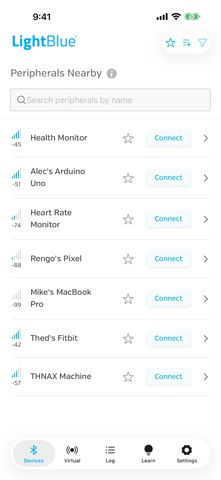 LightBlue® app screenshot