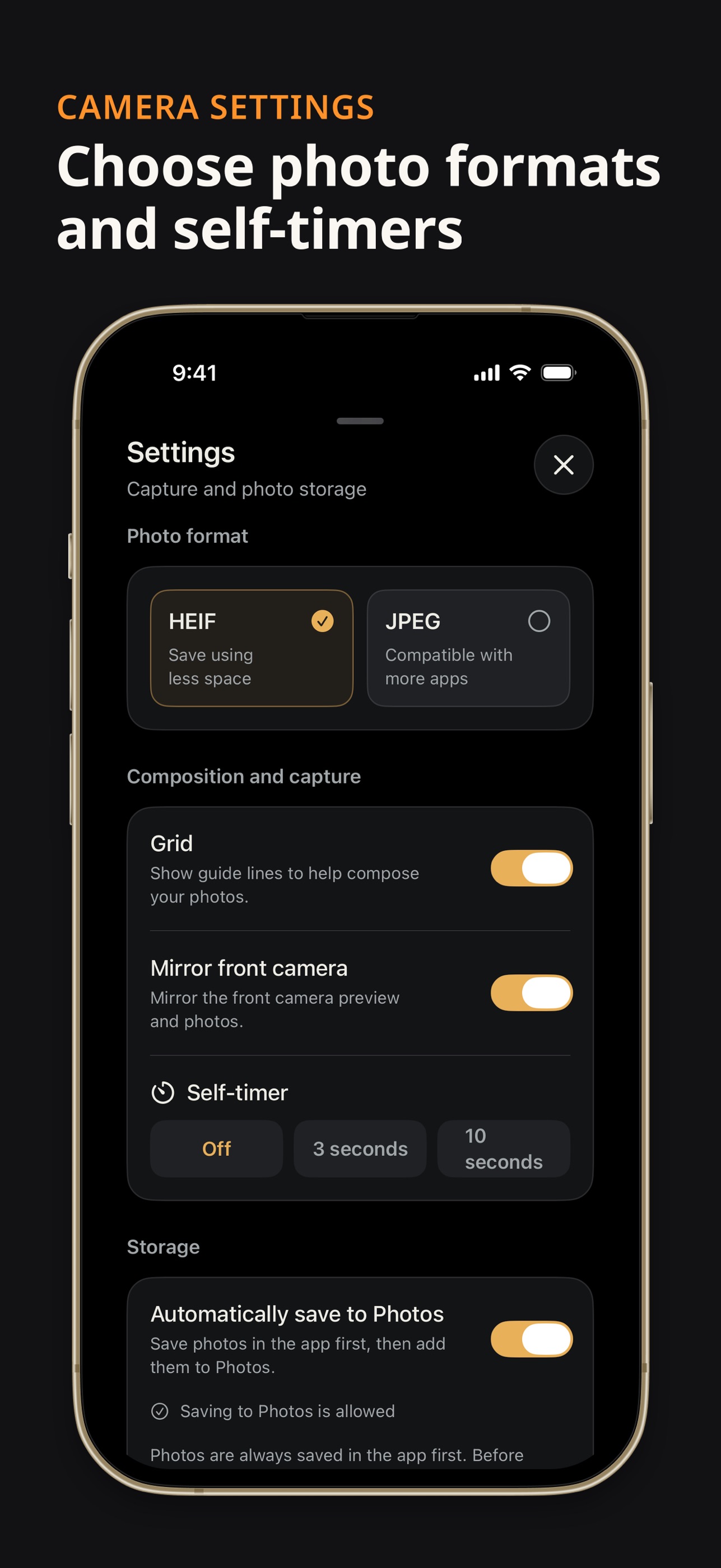 Screenshot 4 of DimCamera: Black Screen Camera