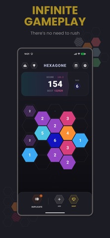 Hexagone Merge screenshot 1