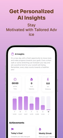 AI Steps: Walking weight loss iPhone screenshot
