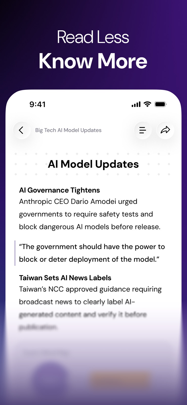 Syft: AI-Native News Agent iphone screenshot 3