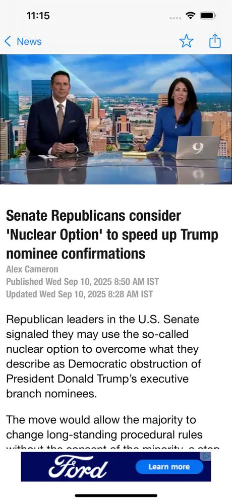 News On 6 screenshot 2