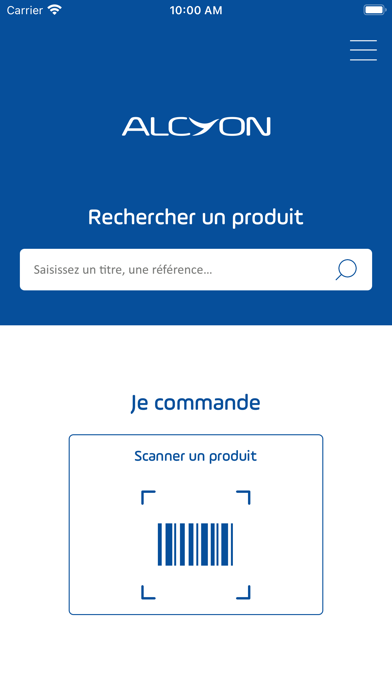 Screenshot #1 pour ALCYON Commandes