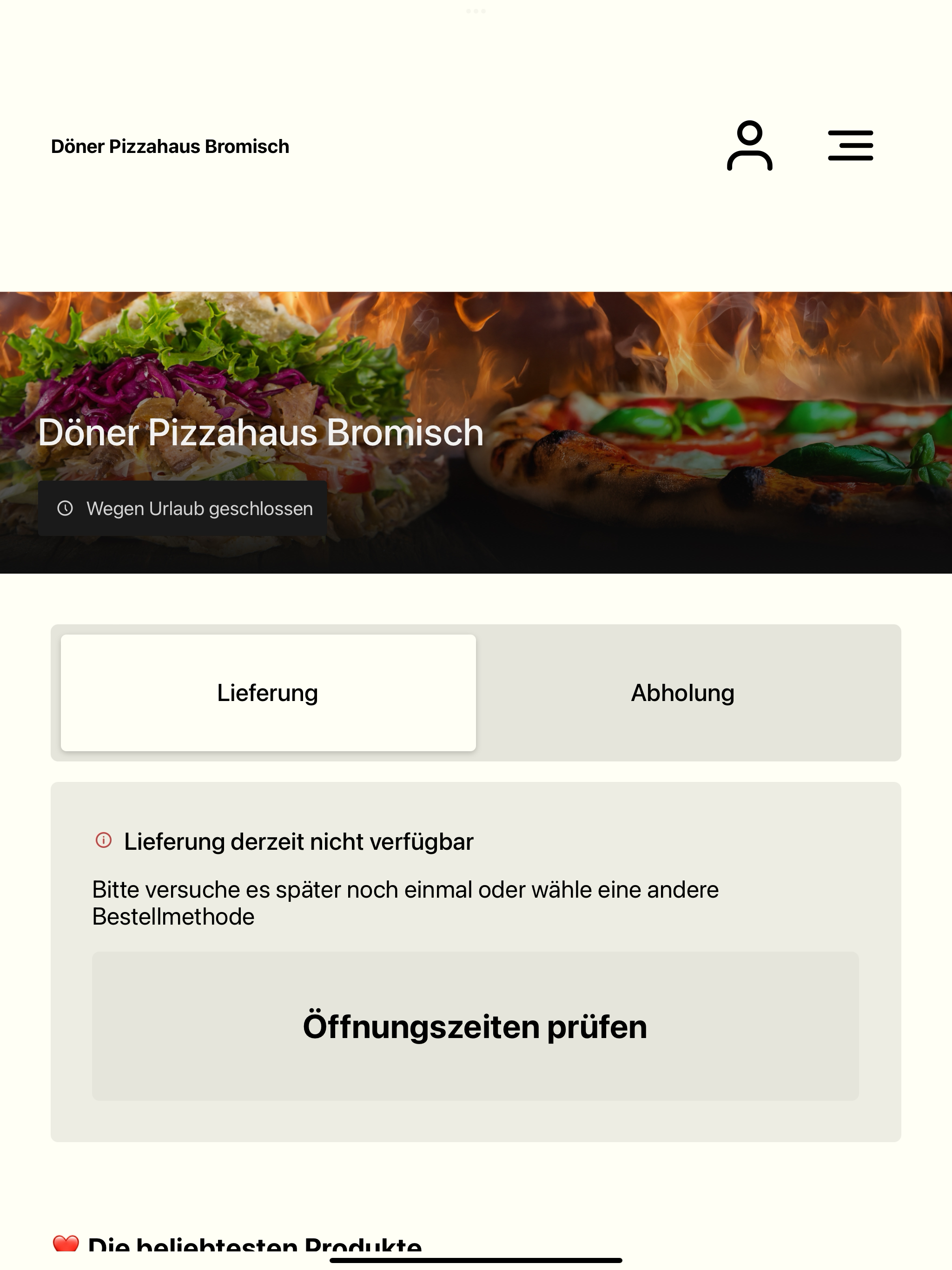 Döner Pizzahaus Bromisch