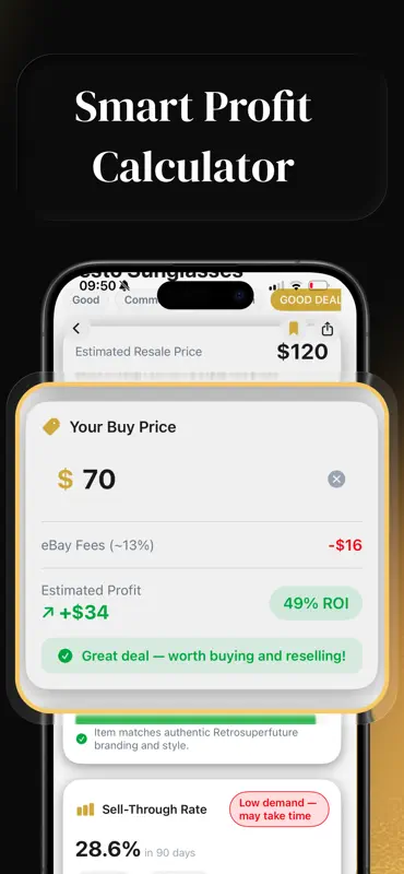 Thriftly: Profit Identifier screenshot 7 of 9