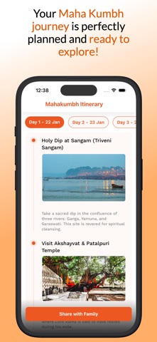 Kumbh Saathi AI Travel Planner screenshot