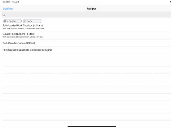 FollowMyRecipes app screenshot 2