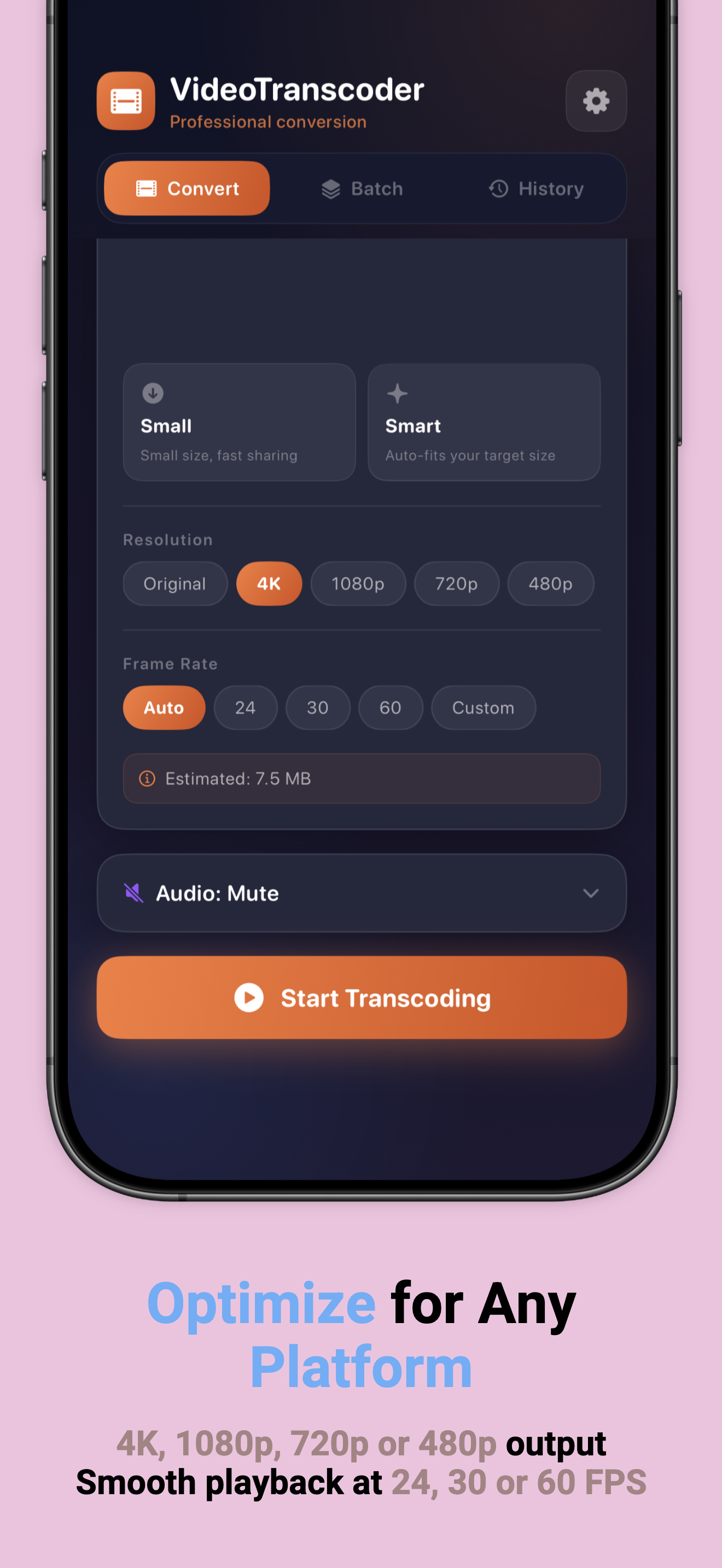 Video Compressor & Transcoder screenshot 4