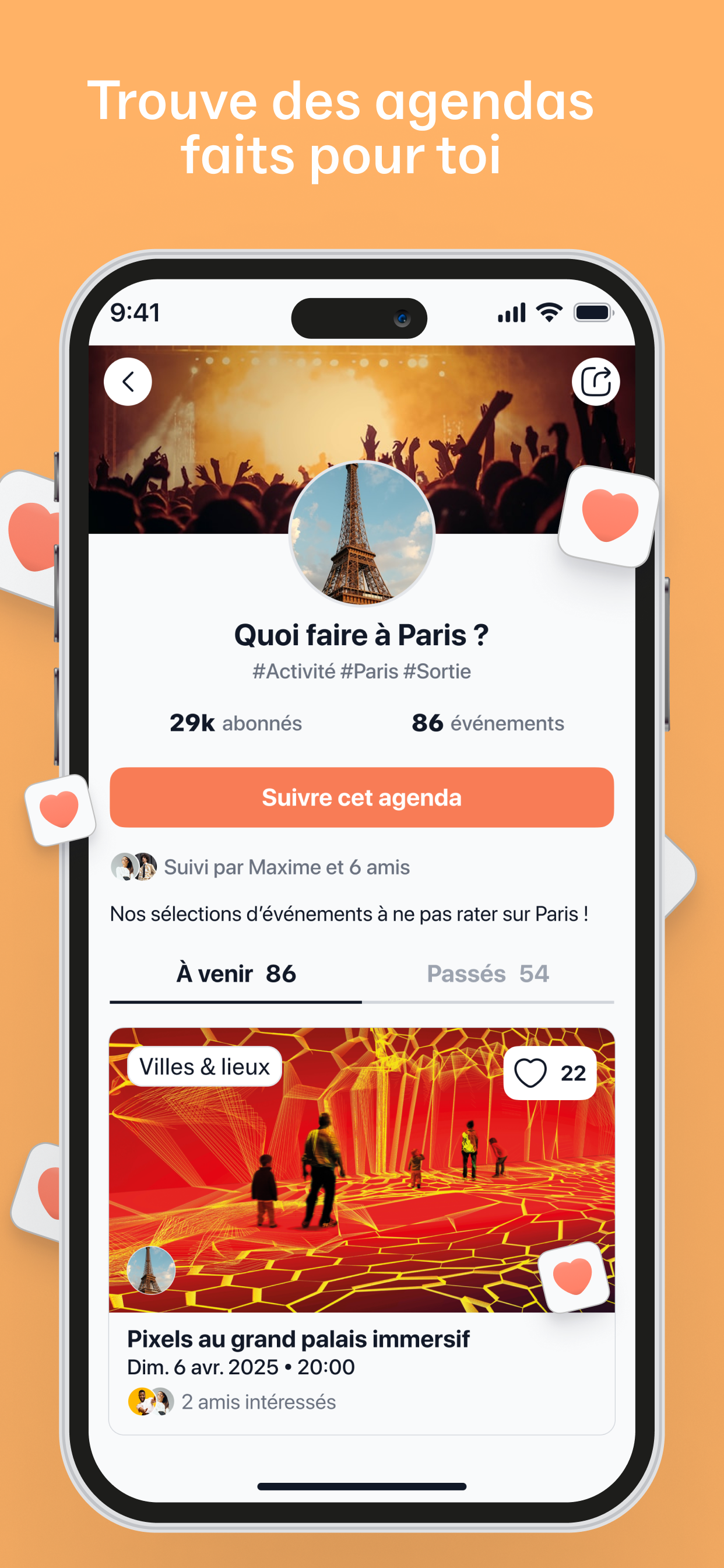 Meeps: social calendar