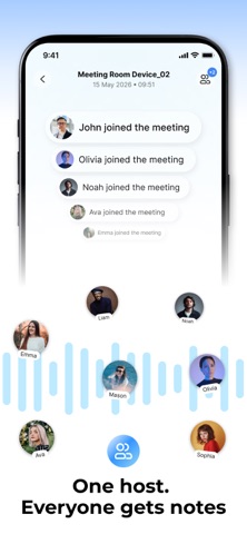 RoomX: AI Meeting Room iPhone screenshot