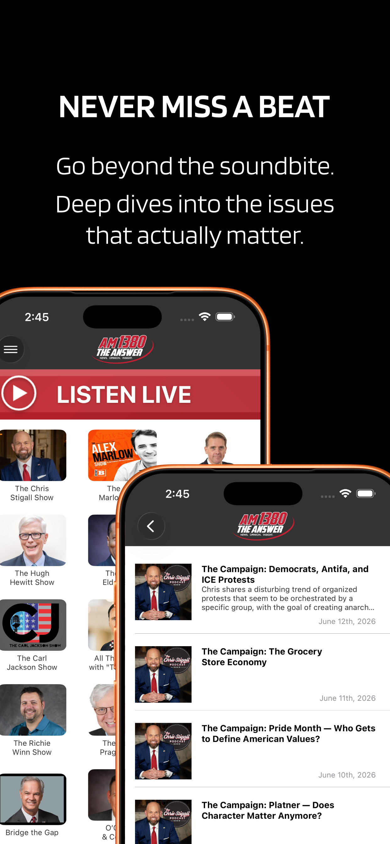 AM 1380 The Answer screenshot 3