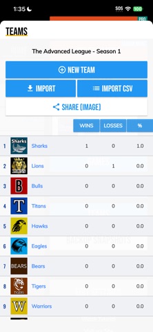 BT Volleyball Stats screenshot