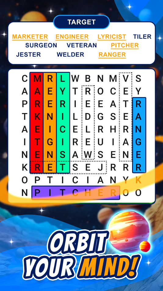 #5. Word Search - Game (iOS) 由: Smit Sabhadiya