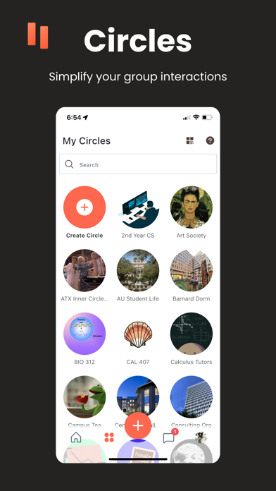 Hangtight: Campus Group Chat Screenshot