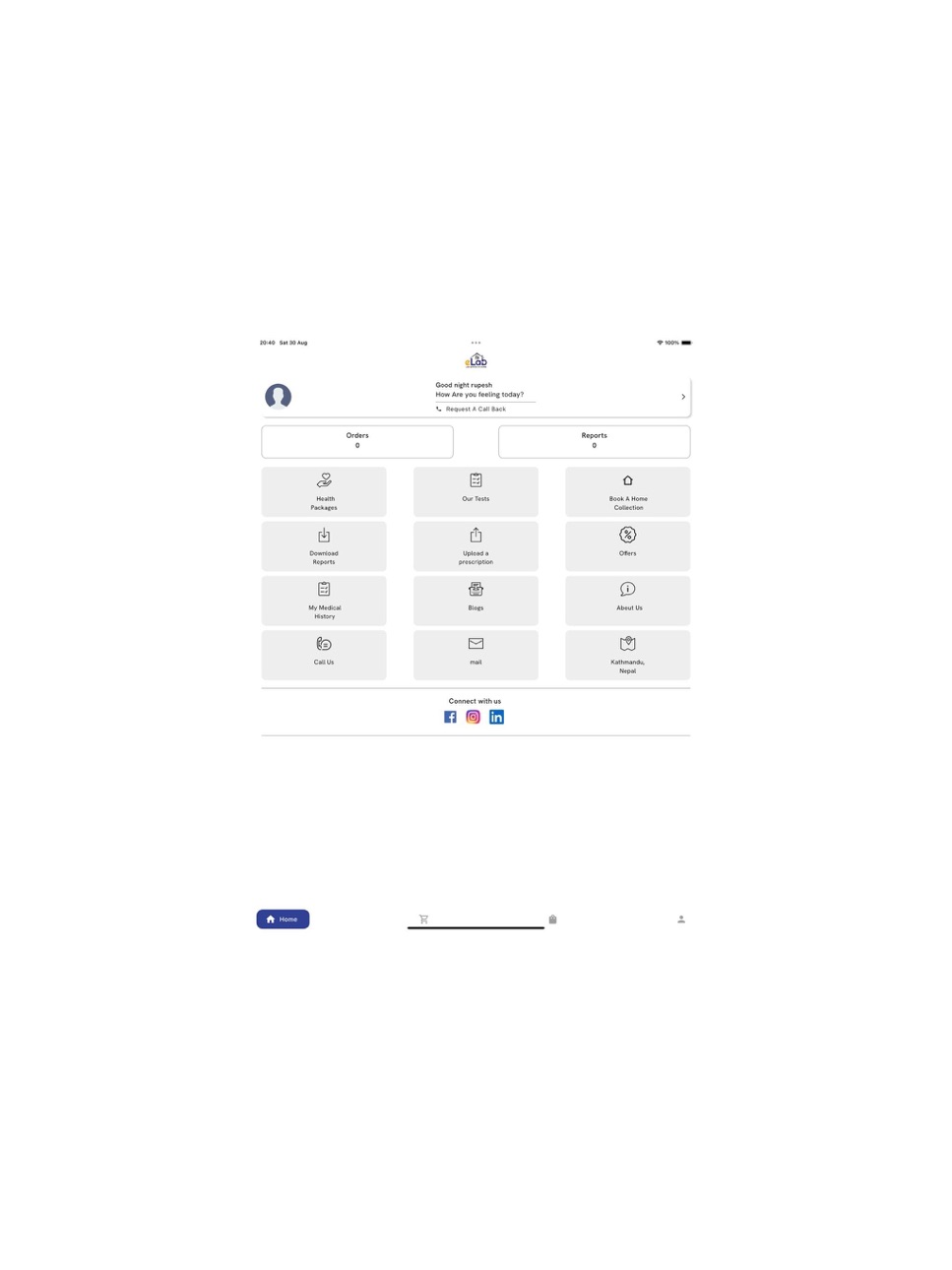 iPad screenshot