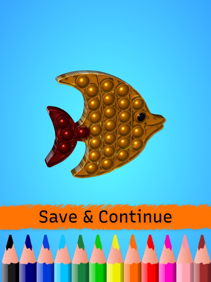 #8. Pop It Fidget Toys 3D Coloring (iOS) 来自: CHILL GAMES