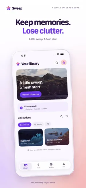 Sweep: Photo Cleaner Storage screenshot 1