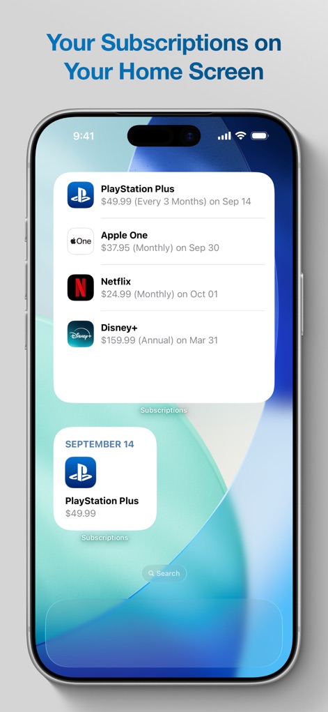 Subscriptions: Manage Subs - Finance App | MWM