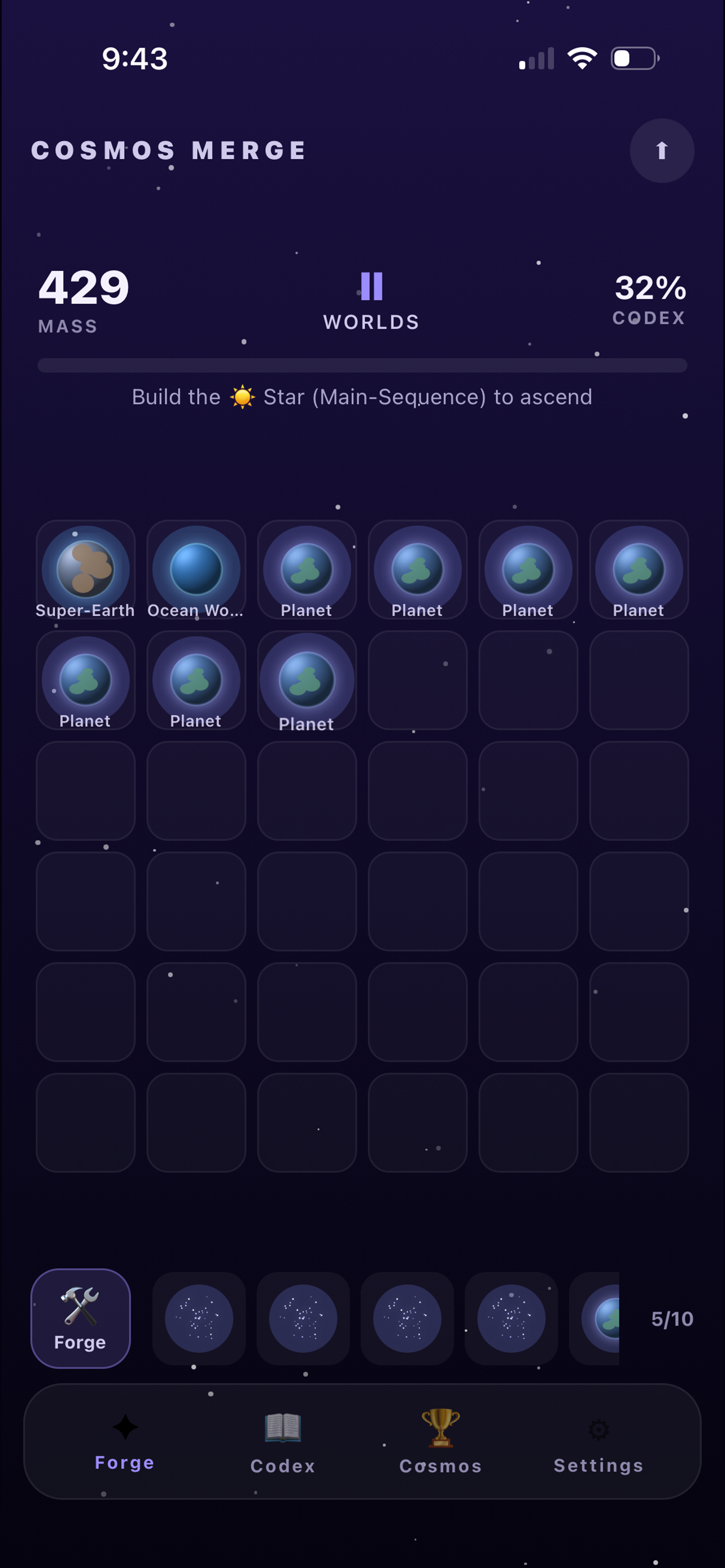 Cosmos Merge screenshot 6