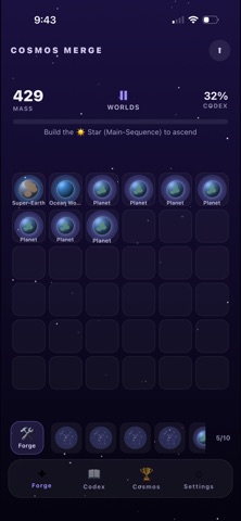 Cosmos Merge Screenshot 6 of 9