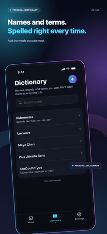 Too Cool To Type: AI Dictation Screenshot 3 of 5