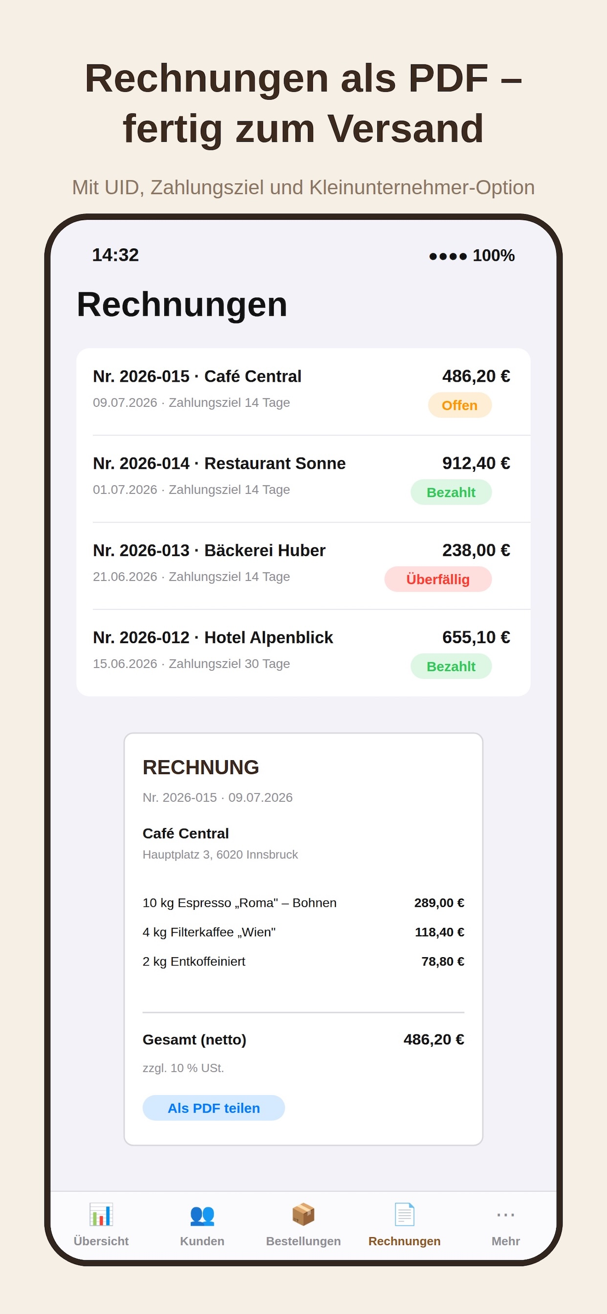 Kaffee Manager screenshot 3