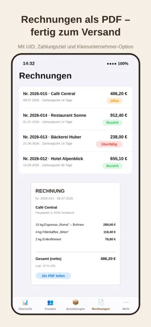 Kaffee Manager screenshot 3