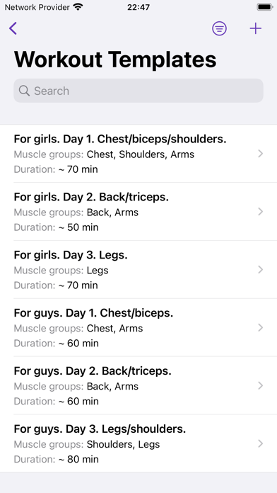 App screenshot