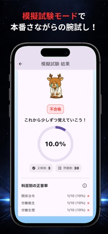 第2種衛生管理者の森 screenshot