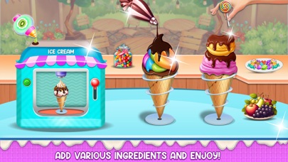 Icecream Maker Cupcake Cooking Screenshot