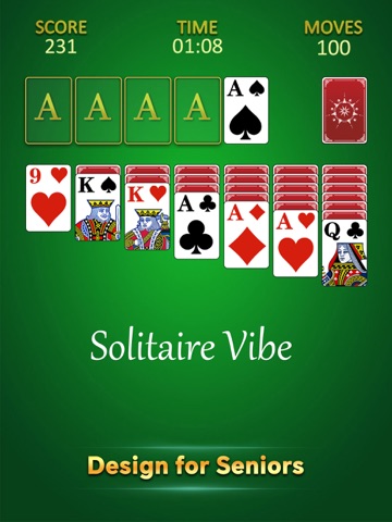 Solitaire Vibe iPad screenshot