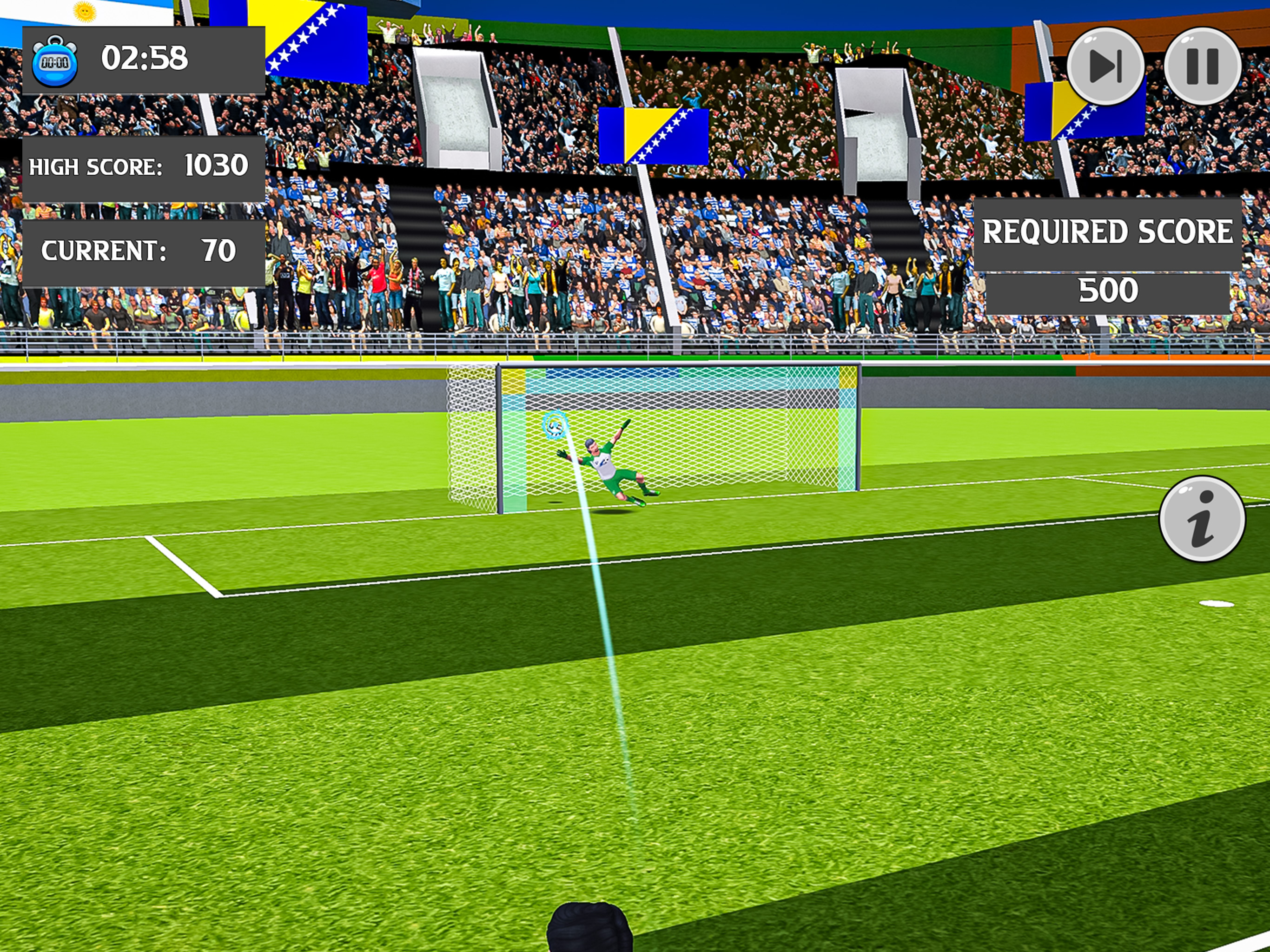 Football Goal Kick Mobile Game