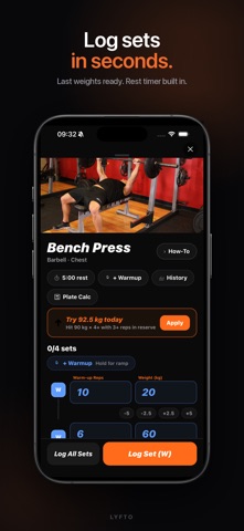 Lyfto - Workout Tracker & Log Screenshot 2 of 8