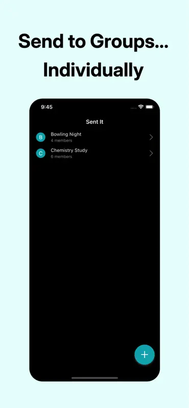Sent It: Mass text individuals screenshot 1 of 4