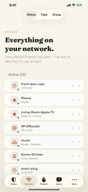 Outpost: Home Network Security screenshot 1