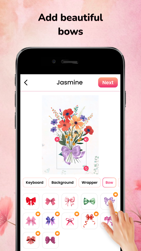 #5. Flower Language Keyboard DIY (iOS) By: Pinal Goti