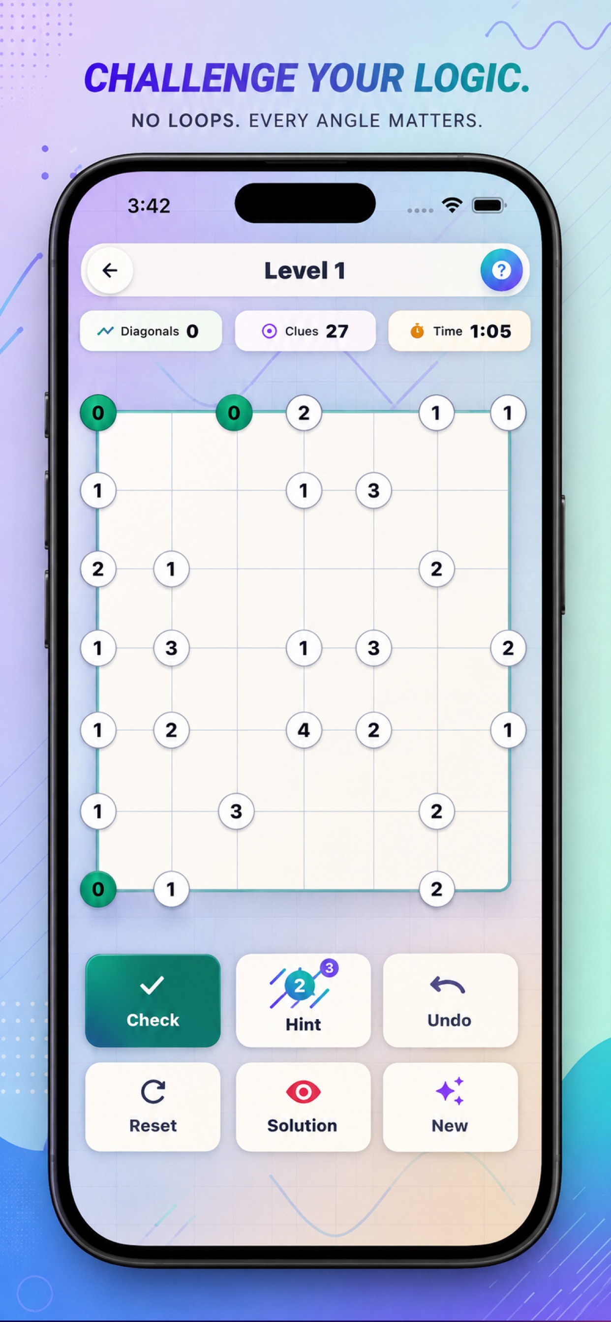 Screenshot 4 of Slant - Classic Puzzle