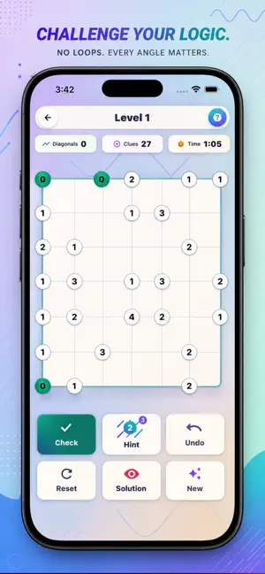 Slant - Classic Puzzle screenshot 4